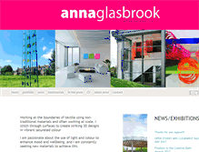 Tablet Screenshot of annaglasbrook.com